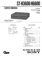 Sony ST-H3600 - Service Manual 